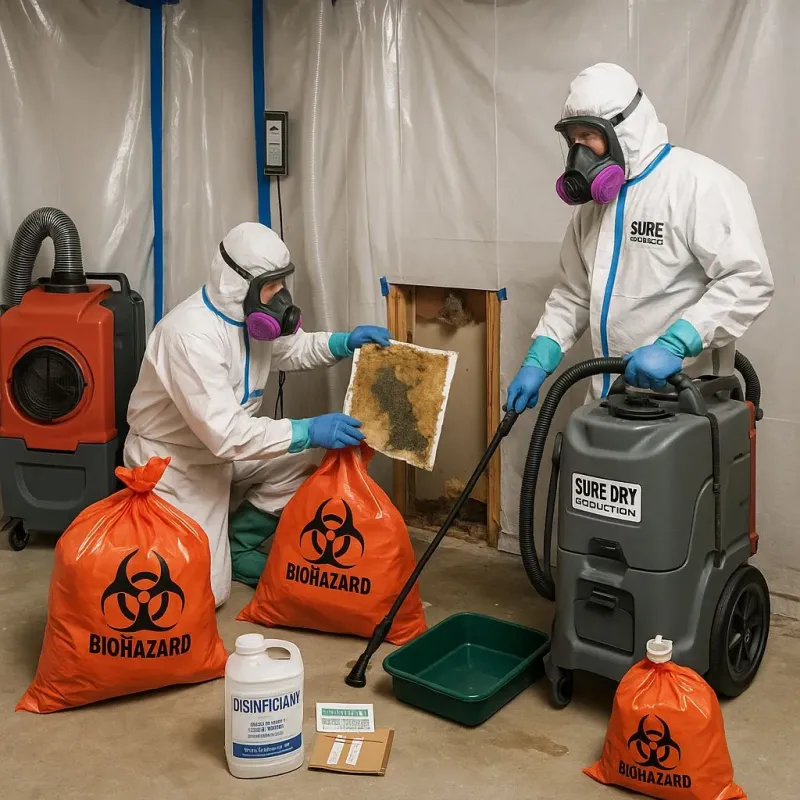 Contaminated Water Handling Protocols process in Fox Lake Hills, IL